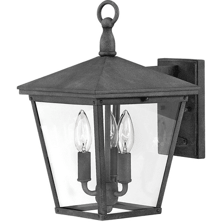 

Wall Sconces 3 Light Fixtures With Aged Zinc Finish Aluminum Material Candelabra Bulb 9 15 Watts
