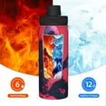 thumbnail image 5 of Fotbe Rock Skull Guitarist Pattern 18 Oz Sports Insulated Kettle Vacuum Cup Stainless Steel Travel Mug Cup Thermal Flask,Insulated Kettle for Cycling Gym Basketball Outdoor, 5 of 7