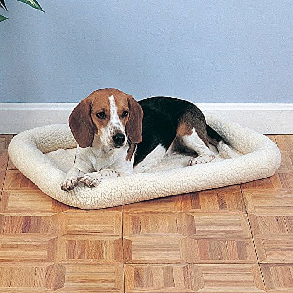 Slumber Pet X-Large Bumper-Style Sherpa Dog Bed with Machine Washable Cover, Lavender
