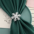 thumbnail image 4 of Pack of 6 Resistant Napkin Rings Snowflake Napkins Buckles for Wedding Banquet Versatile Table Decoration, 4 of 9