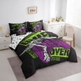 thumbnail image 3 of Homewish Video Game 7-Piece Queen Bedding Set - Dinosaur Retro Gamepads, 3 of 8