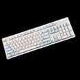 thumbnail image 3 of YMDK Double Shot 104 Miami PBT Shine Through OEM Profile Keycap Set Suitable for Cherry MX Switches Mechanical Keyboard (Blue White) (Only Keycap), 3 of 4