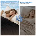 thumbnail image 2 of Brown Black Ombre Cooling Blanket, Lightweight Breathable Summer Throw Blanket with Double Sided Cold Effect, Modern Gradient Abstract Art Picnic Beach Blankets Bed Sheet for Hot Sleepers 50"x60", 2 of 8