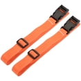 thumbnail image 1 of Unique Bargains Sangles de Bagage Réglables 2m avec Boucle à Dégagement Rapide, Orange 2 Pack, 1 of 5