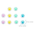 thumbnail image 4 of Shisuyan 10pcs Silicone Cat Paw Pattern Thumb Grip Caps Creative Joystick Protective Cover, 4 of 7