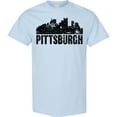thumbnail image 3 of Inktastic Pittsburgh Skyline Grunge T-Shirt, 3 of 5