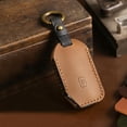 thumbnail image 3 of Key Fob Cover Compatible with Fit for Kia NIRO Sorento Seltos Sportage Soul Telluride Cerato Ceed Forte Keychain Case Holder Protector,Brown, 3 of 7