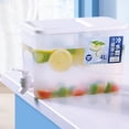 thumbnail image 3 of Water Jug for Juice Household Cold Drinking Pitcher with Faucet Freezer, 3 of 8