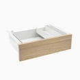 thumbnail image 1 of Desky Minimal Under Desk Drawer - Classic Oak Laminate / White, 1 of 10