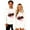 Z02 White, variant on Erwazi Valentine's Day Sweatshirt Matching Style for Couples Print Long Sleeve Crewneck Pullover Unisex Tops