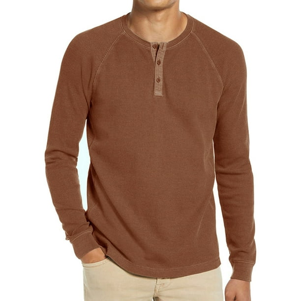 Camisa henley hombre hotsell
