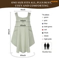 thumbnail image 5 of WHIPPY Kitchen Cooking Aprons for Women with Pockets Japanese Linen Cross Back Apron Unisex for Baking Painting Gardening, 5 of 7