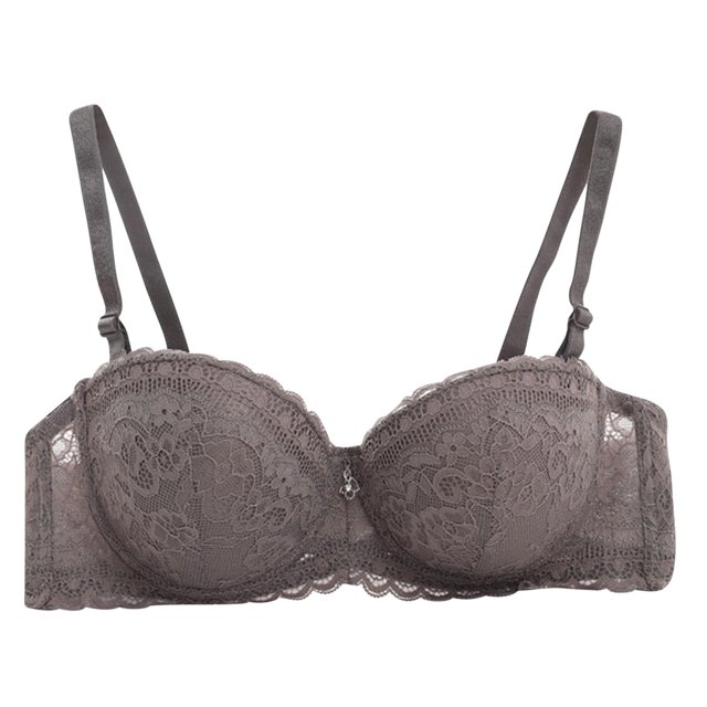 Timegard Womens Push up Bras Lace Adjustable Strap Comfort Breathable Everyday Thin Bras with Support