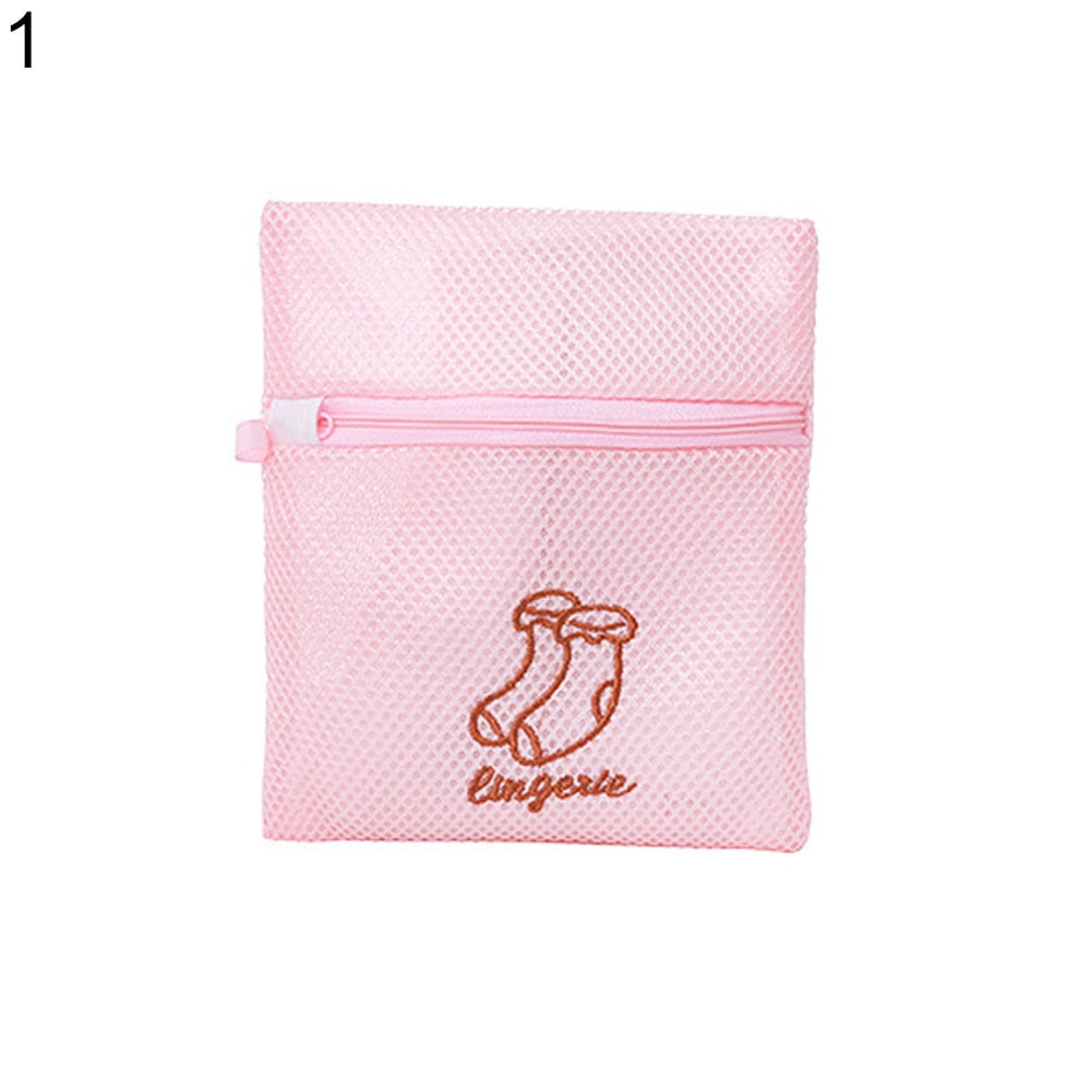 Farfi Zipper Socks Bra Underwear Protection Laundry Net Mesh Bag for  Washing Machine (Type 2)