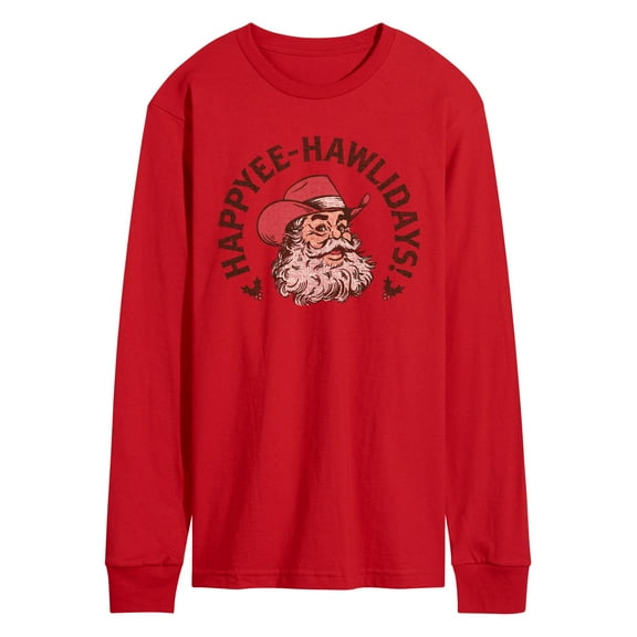 Instant Message - Happyee Hawlidays - Men's Long Sleeve Graphic T-Shirt