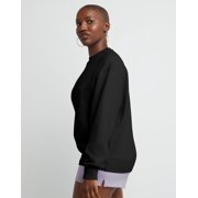 Hanes Originals Women's Fleece Sweatshirt Black L