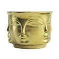 thumbnail image 2 of Florero de cerámica con diseño facial, macetas de estatua modernas plantas decorativas para interiores y exteriores florero de flores artificiales Sunnimix Jarrón de ceramica, 2 of 8
