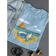 thumbnail image 3 of A Car In The Beach T-Shirt Women -Smartprints Designs, Female Medium, 3 of 4