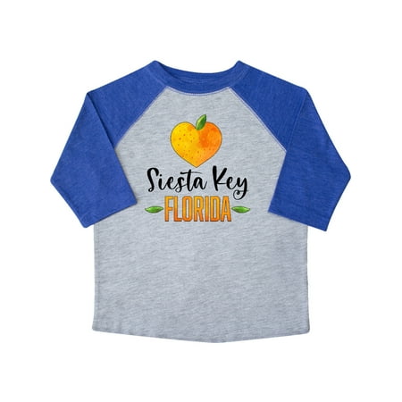 

Inktastic Siesta Key Florida Orange in Heart Gift Toddler Boy or Toddler Girl T-Shirt