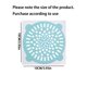 thumbnail image 2 of 3pcs/6pcs/12pcs Drain Strainer Cover For Hair Stopper, Anti-fly Silicone Filter Net, Household Bathroom Cockroach & Odor Prevention Tool, 2 of 4