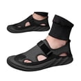 thumbnail image 3 of AUDeals Men's Sport Sandals, Closed Toe Hiking Shoes with Lightweight Breathable Comfort for Outdoor Walking (Black, 8), 3 of 8