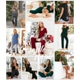thumbnail image 6 of Women's Maternity Nursing Pajamas Short Sleeve Nursing Pjs Sleepwear Set, 6 of 7