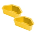 thumbnail image 1 of Oleegame 2PC Spoon And Lid Rest Kitchen Leaking Basket Triangular Kitchen Waste Leaking Basket Sink Side Shelf Yellow, 1 of 3