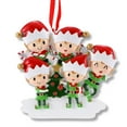 thumbnail image 5 of Ornaments by Elves Personalized Christmas Elves Family of 5 Ornament 2024, 5 of 9