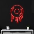 thumbnail image 3 of Handmadetneonsign Custom Dripping Record Disc Led Sign, Dripping Disc Neon Light, DJ Neon Sign, 3 of 5