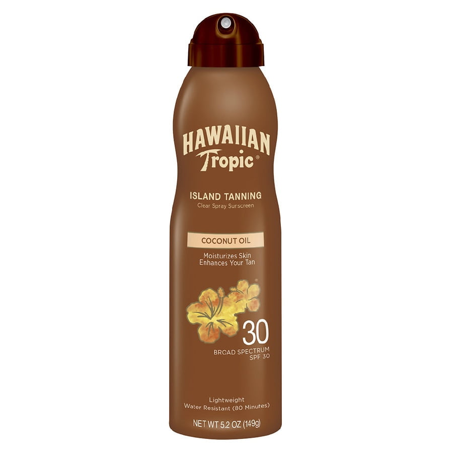 Hawaiian Tropic Dry Oil Clear Spray Sunscreen SPF 30