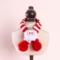 thumbnail image 5 of Bufanda para mascotas, bufanda de vacaciones, invierno, manténgase caliente para su mascota, regalo para el propietario de la mascota, S, árbol de navidad de felpa Feliz Sencillez, 5 of 5