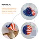thumbnail image 2 of Sombrero de vaquero de bandera americana Classic Western Style Unisex Cowboy Cowgirl Sombrero, 2 of 6