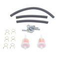 thumbnail image 1 of funtasica 6mm Fuel Gas Petrol Pipe Hose Line + On/Off Valve Black, 1 of 5