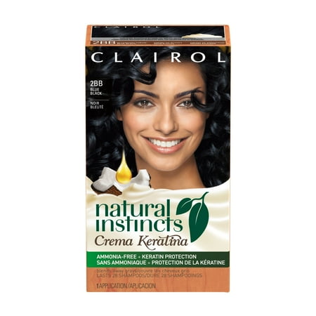  Clairol  Natural Instincts Crema Keratina Hair  Color  2BB 