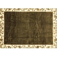 thumbnail image 1 of Ahgly Company Indoor Rectangle Abstract Brown Modern Area Rugs, 7' x 10', 1 of 4