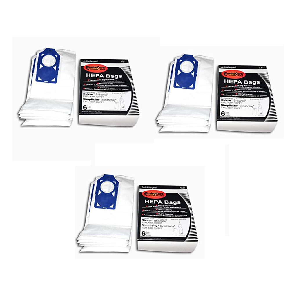 EnviroCare HEPA Vacuum Bags for Riccar 