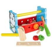 Kids Tool Set – Wooden Toy Toolbox Playset by Hey! Play!