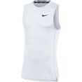 thumbnail image 1 of Camiseta de entrenamiento Nike Pro sin mangas ajustada para hombre blanca, 1 of 2