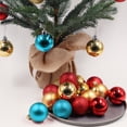 thumbnail image 3 of 24 Uds. De adornos de bolas de Navidad inastillables de 6cm para árbol de Navidad, decoraciones para fiestas de cumpleaños y bodas Ormromra CPB-SSW183-5, 3 of 5