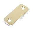 thumbnail image 4 of WEUVEB deadbolt hole cover plate Stainless Steel Golden 1 Set, 4 of 8