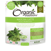 Organic Traditions, Latte Matcha Powder with Probiotics 5.3oz