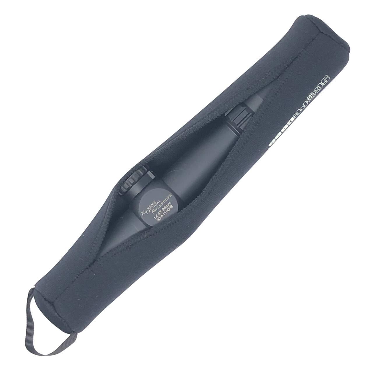 SENTRY SCOPECOAT STANDARD SCOPE COVER 10.5"X30MM MEDIUM SLIP ON NEOPRENE/NYLON LAMINATE BLACK