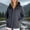 Dark Gray, variant on Women's Waterproof Running Jacket Lightweight Windbreaker Hooded Raincoat Breathable Athletic Outdoor Casual Shell Coat Beige L