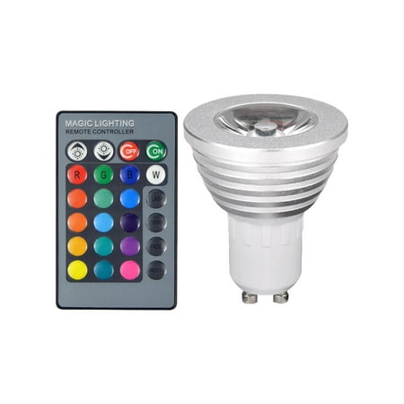

2packs Labor Day Sale 2024 LuClweCe LED light 16 Light LED RGB 3W Color Bulb Lamp GU10 Wireless Control Remote Other