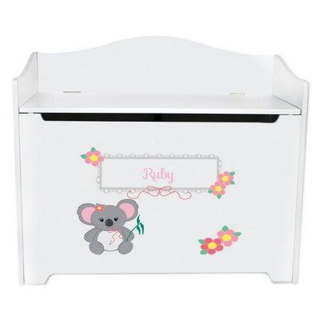 Personalized Koala Bear Toy Box Bench Custom Walmart Com