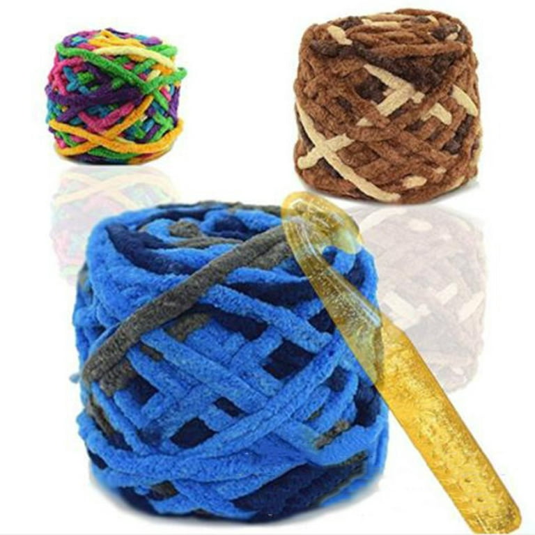 Cogfs 18mm Chunky Crystal Crochet Hook Needle Knitting Wool Hook
