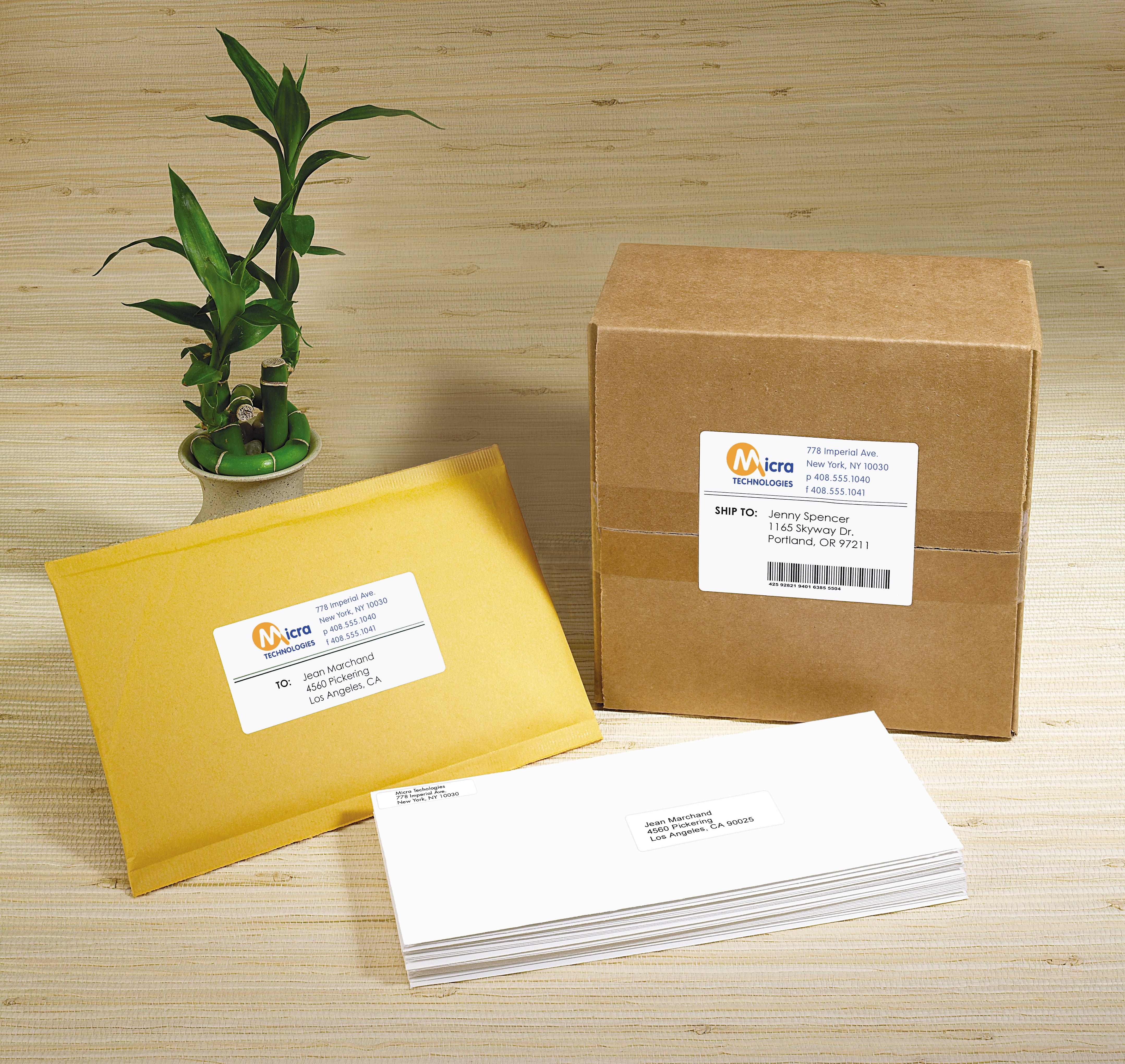 Avery EcoFriendly Shipping Labels, 2" x 4", 100 Labels (48863)