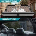 thumbnail image 5 of HUIACONG Dog Paw Cat Pickup Car Window Stickers Rear Window Decal 66 x 22 inch Easy to Install Truck Rear Windows Decals Perforated Windows Film Decal Suitable for Most Pickup Trucks, 5 of 7