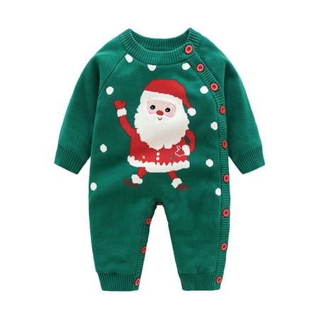 

MELDVDIB Baby Romper Children s Baby Jumpsuit Cartoon Long Sleeve Thickened Warm Baby Rompe Gift on Clearance