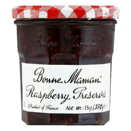Bonne Maman Raspberry Preserves, 13 Oz (Pack of 6)